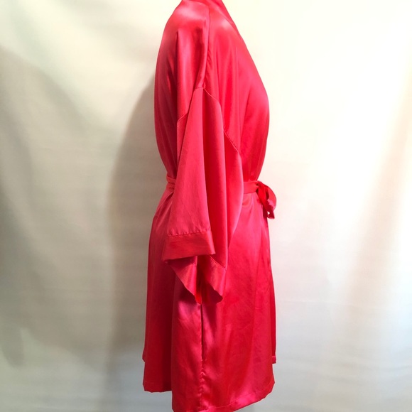 Victoria Secret kimono robe M/L NWOT red - Picture 7 of 10